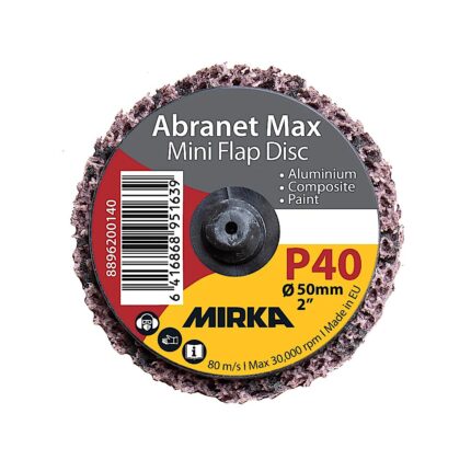 Abranet Max Mini Flap disc Ø 50 mm Quick Lock