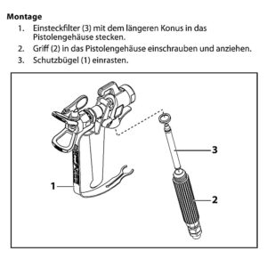 Einsteckfilter einbauen