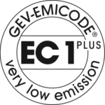Qualitätssiegel EC1 Very Low Emission
